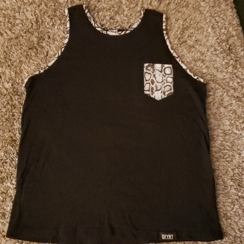 Black DFYNT tank top